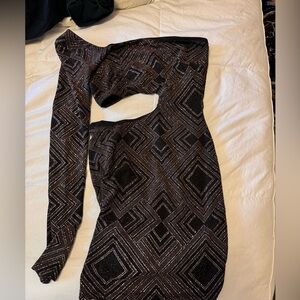Short, one shoulder dress, perfect for hoco